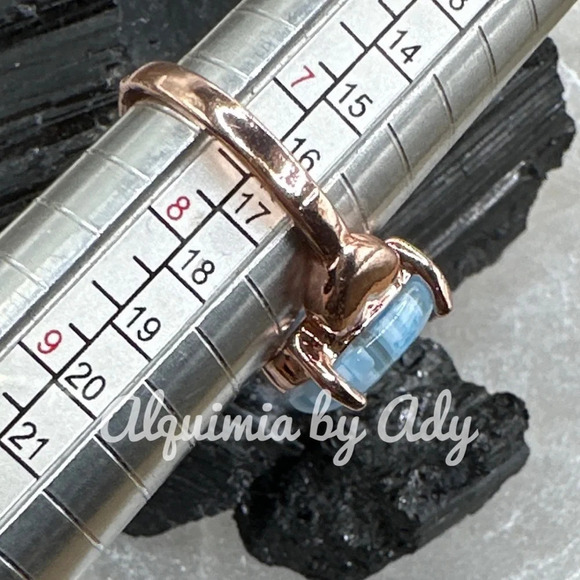 Alquimia by Ady Blue Floral Ring - Picture 3 of 3